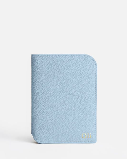 Olivia Passport Holder Baby Blue