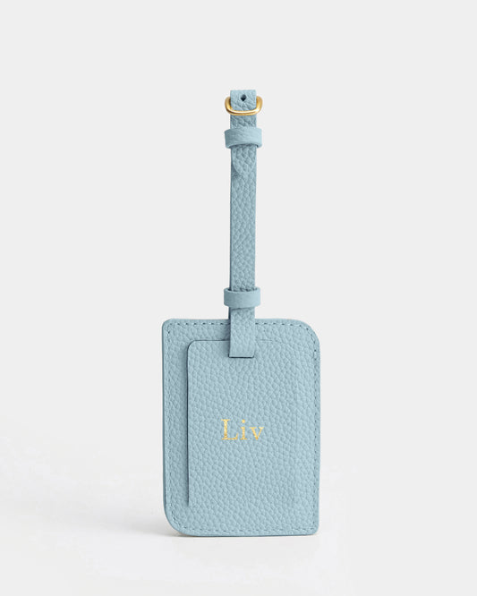 Olivia Luggage Tag Baby Blue