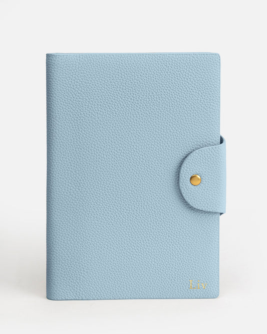 Olivia A5 Notebook Holder Baby Blue