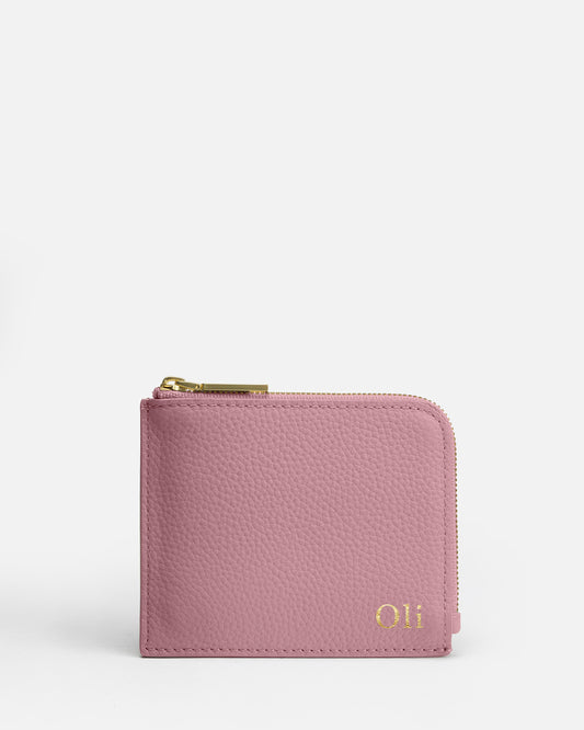 Olivia Wallet With Card Holder Musk Mauve