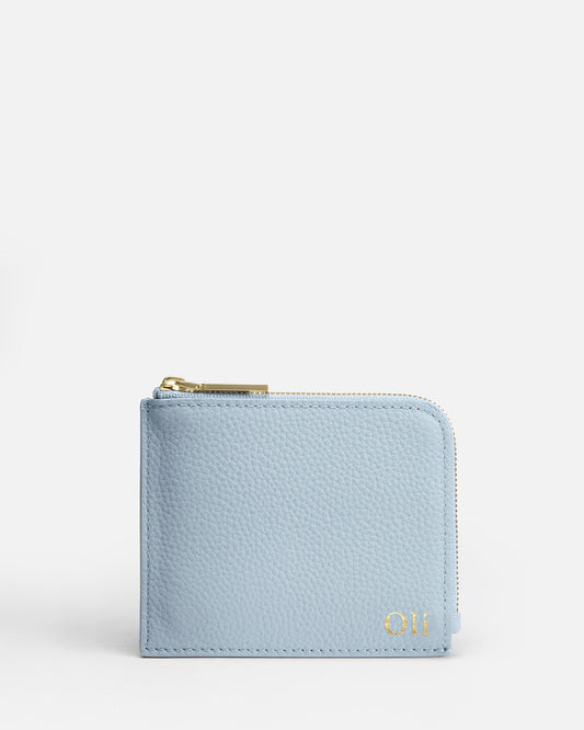 Olivia Wallet With Card Holder Baby Blue