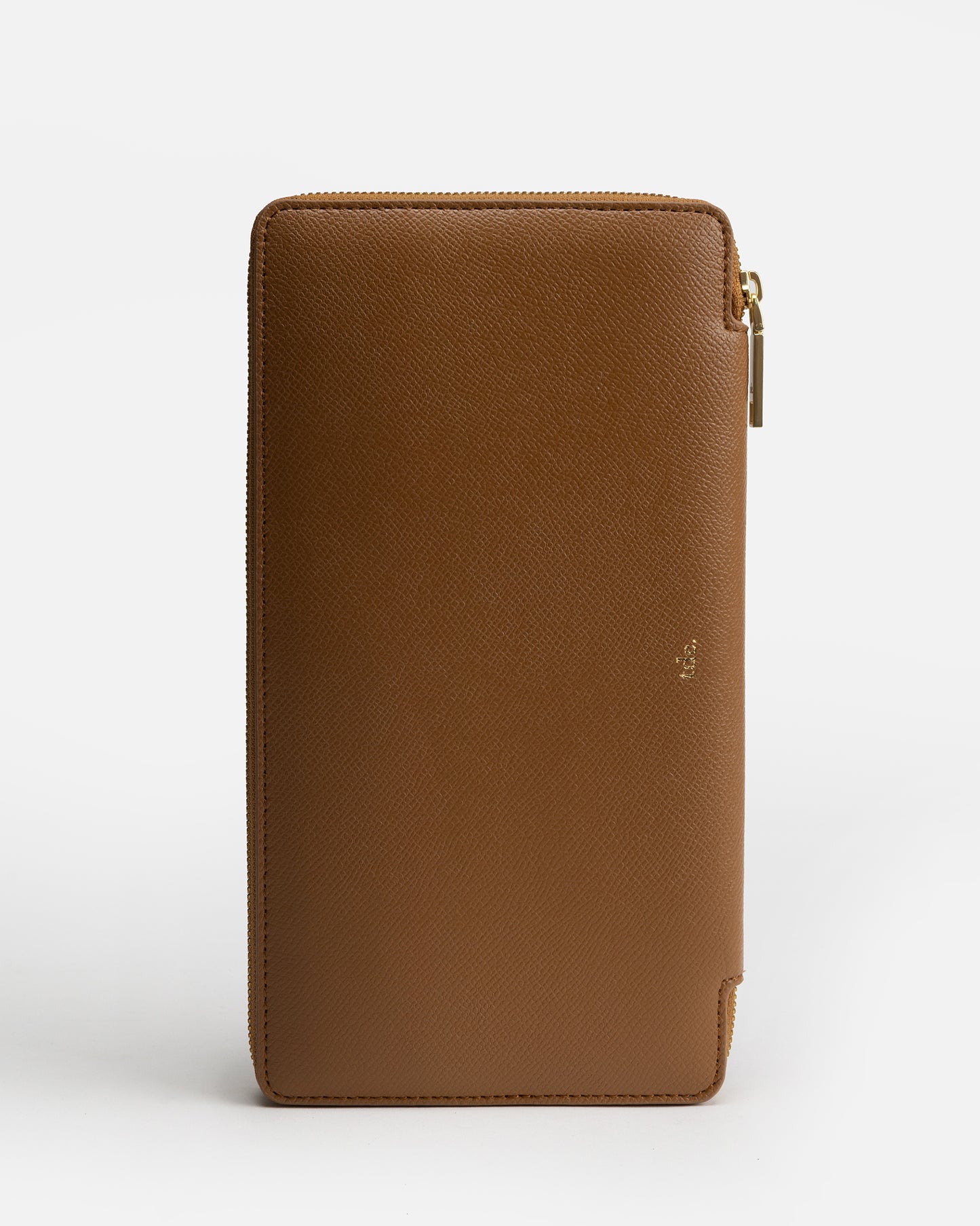 Essentials Zip Travel Wallet Rich Tan