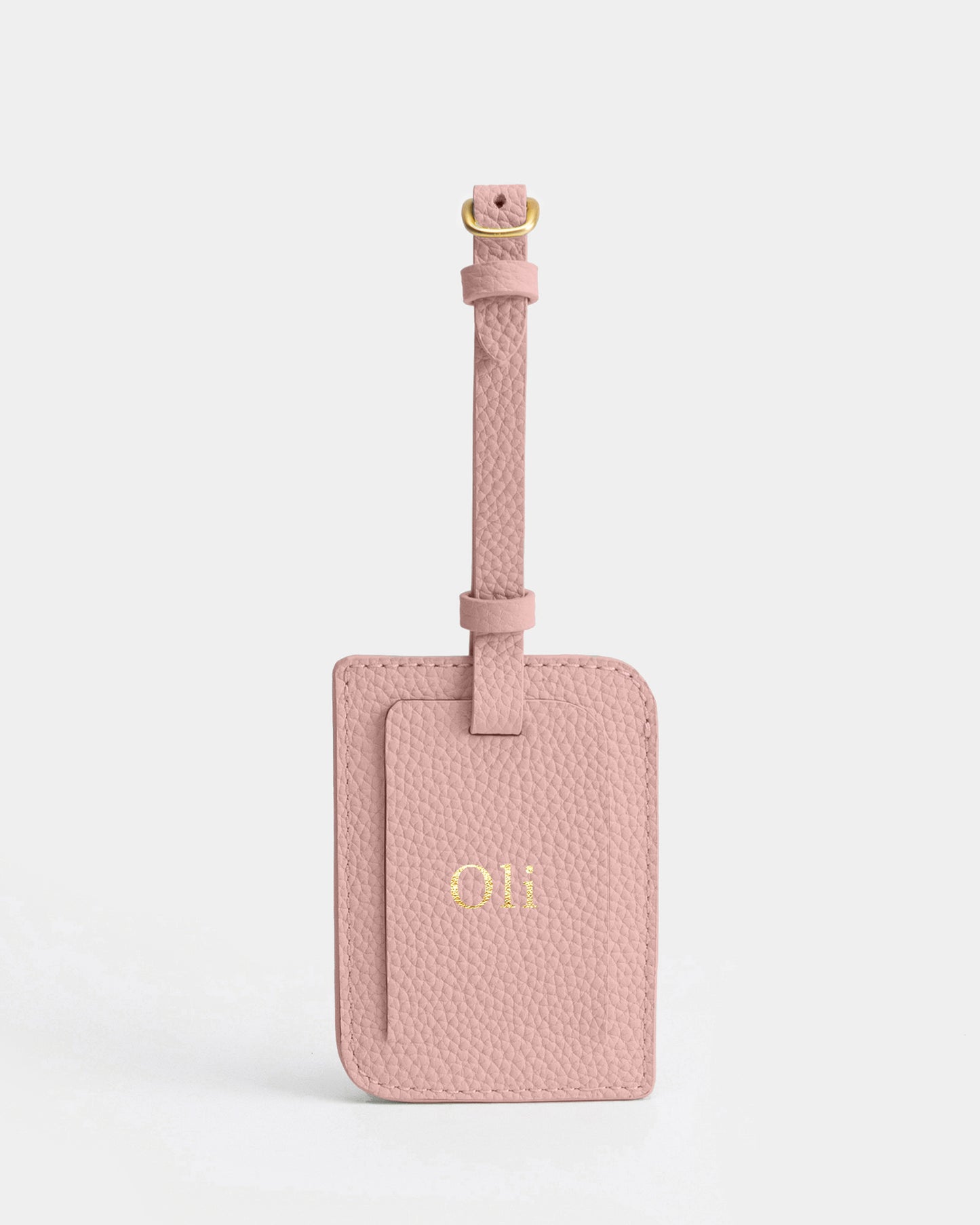 Olivia Luggage Tag Soft Pink