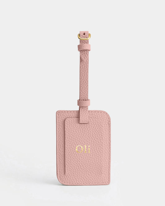 Olivia Luggage Tag Soft Pink
