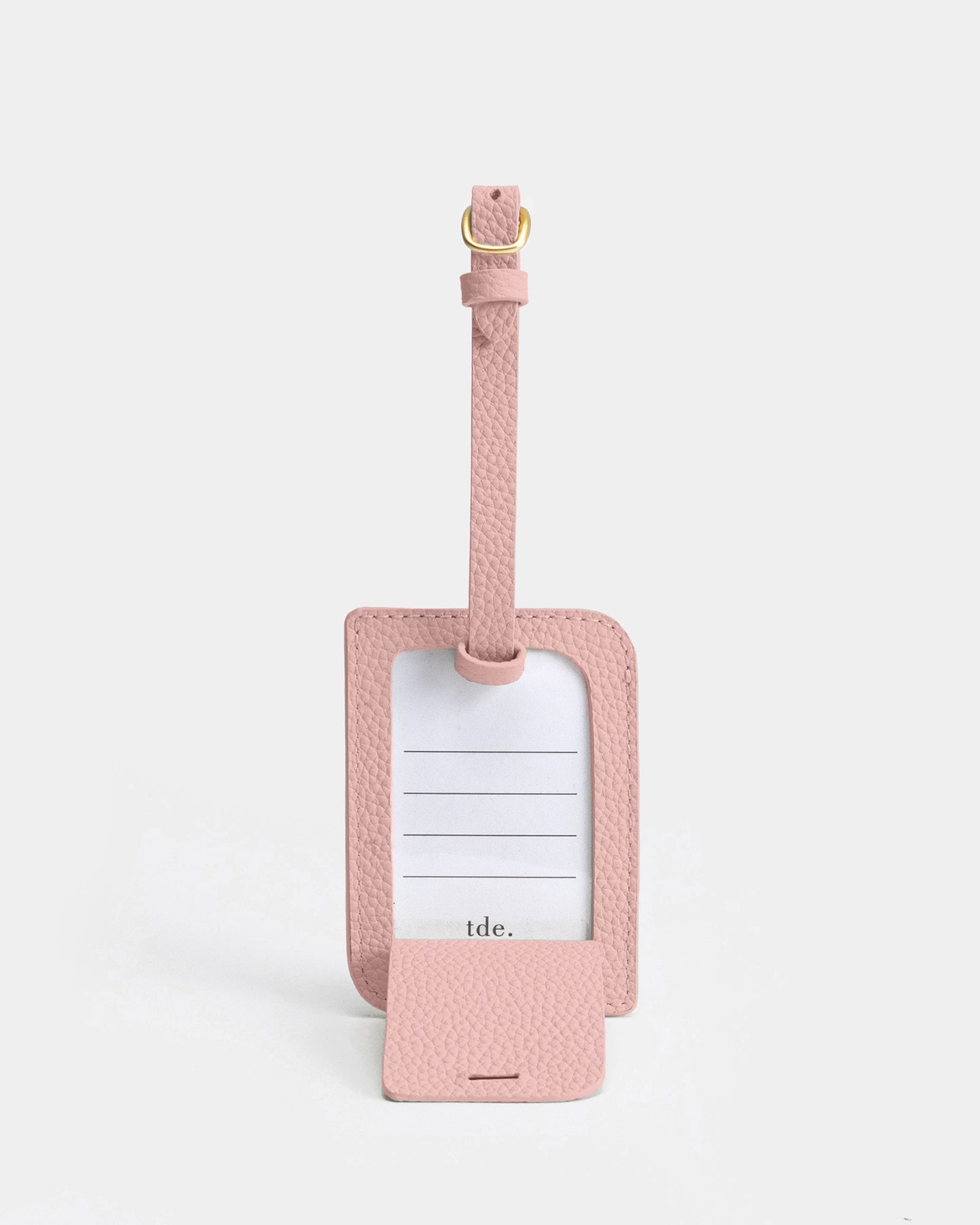 Olivia Luggage Tag Soft Pink