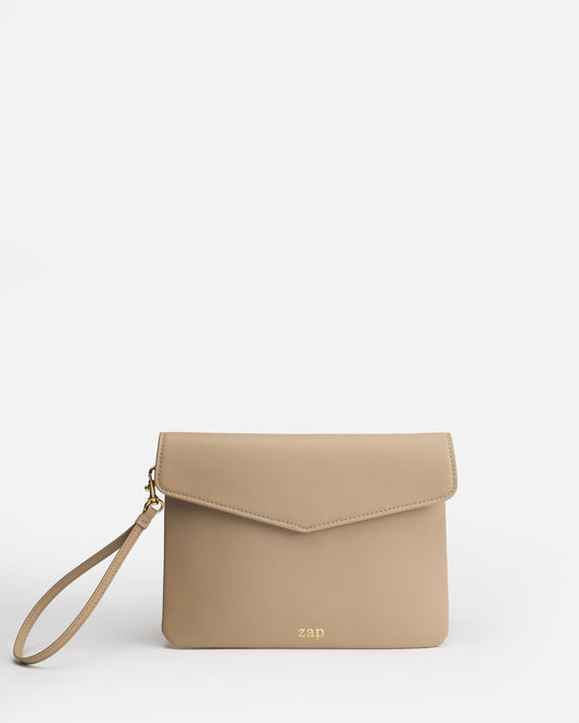 Zaphia Clutch Pouch Irish Cream
