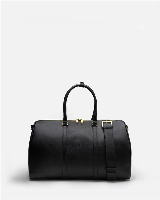 Jude Weekend Bag Small Black and Gold