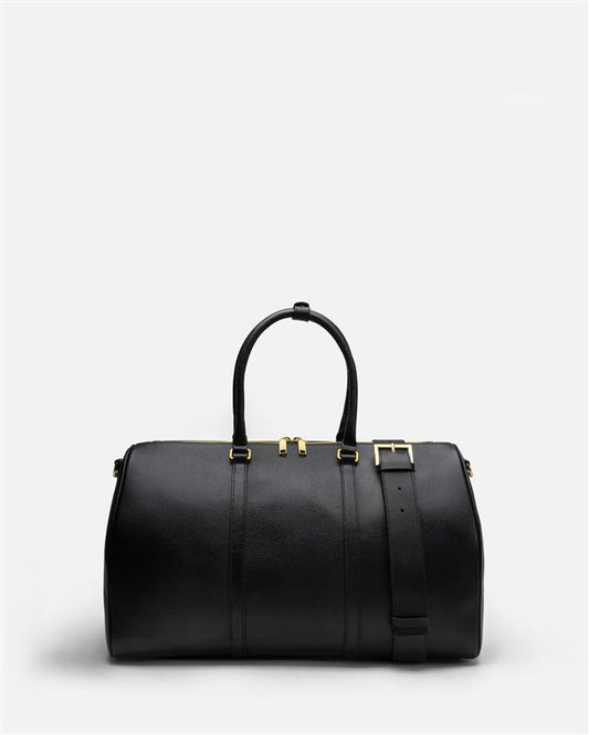 Jude Weekend Bag Small Black and Gold