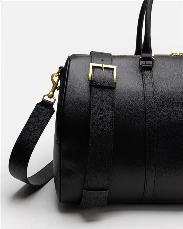 Jude Weekend Bag Small Black and Gold