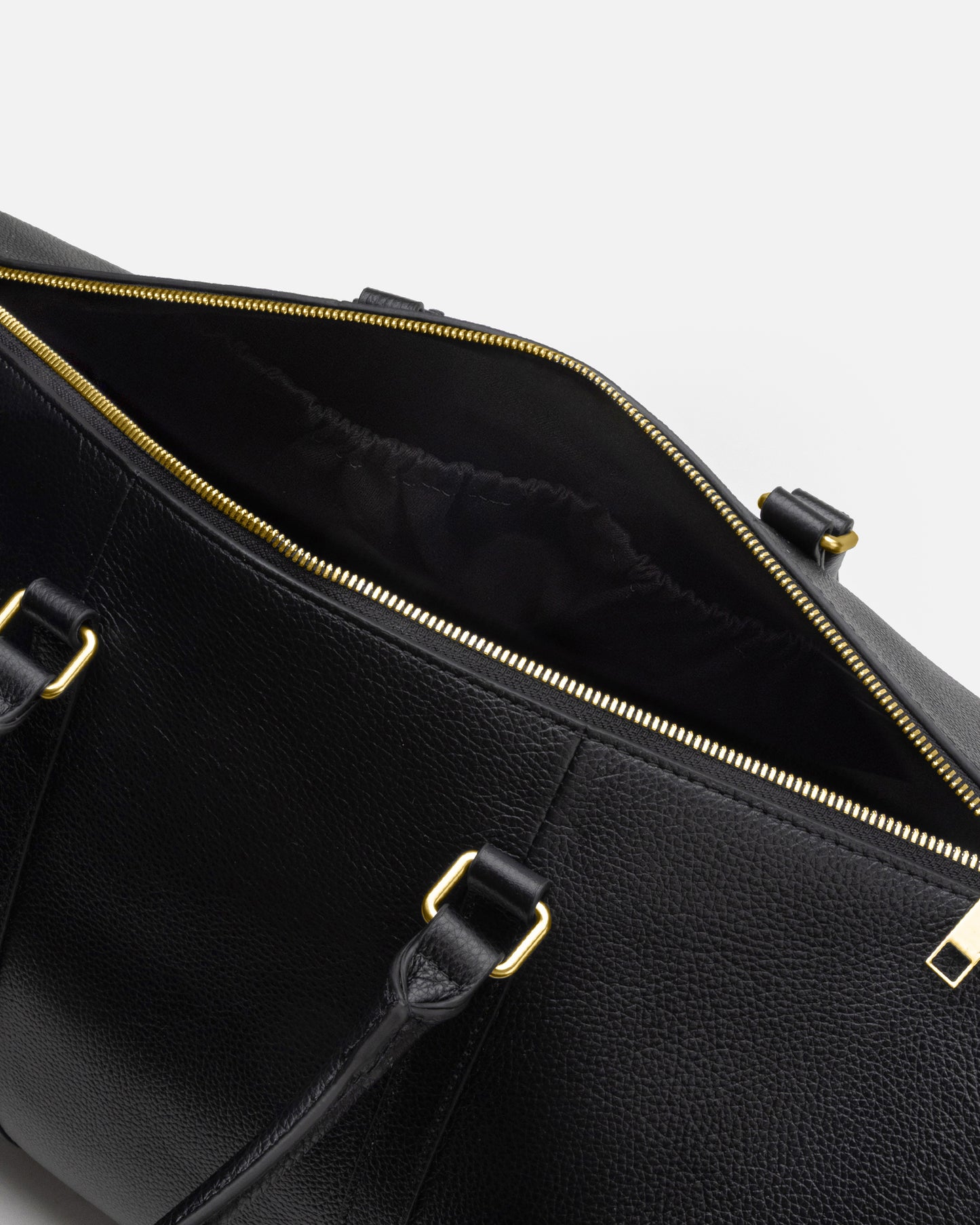 Jude Weekend Bag Small Black and Gold