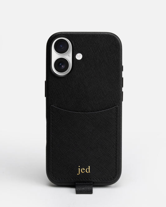 iPhone 17 Case with Crossbody Strap Black