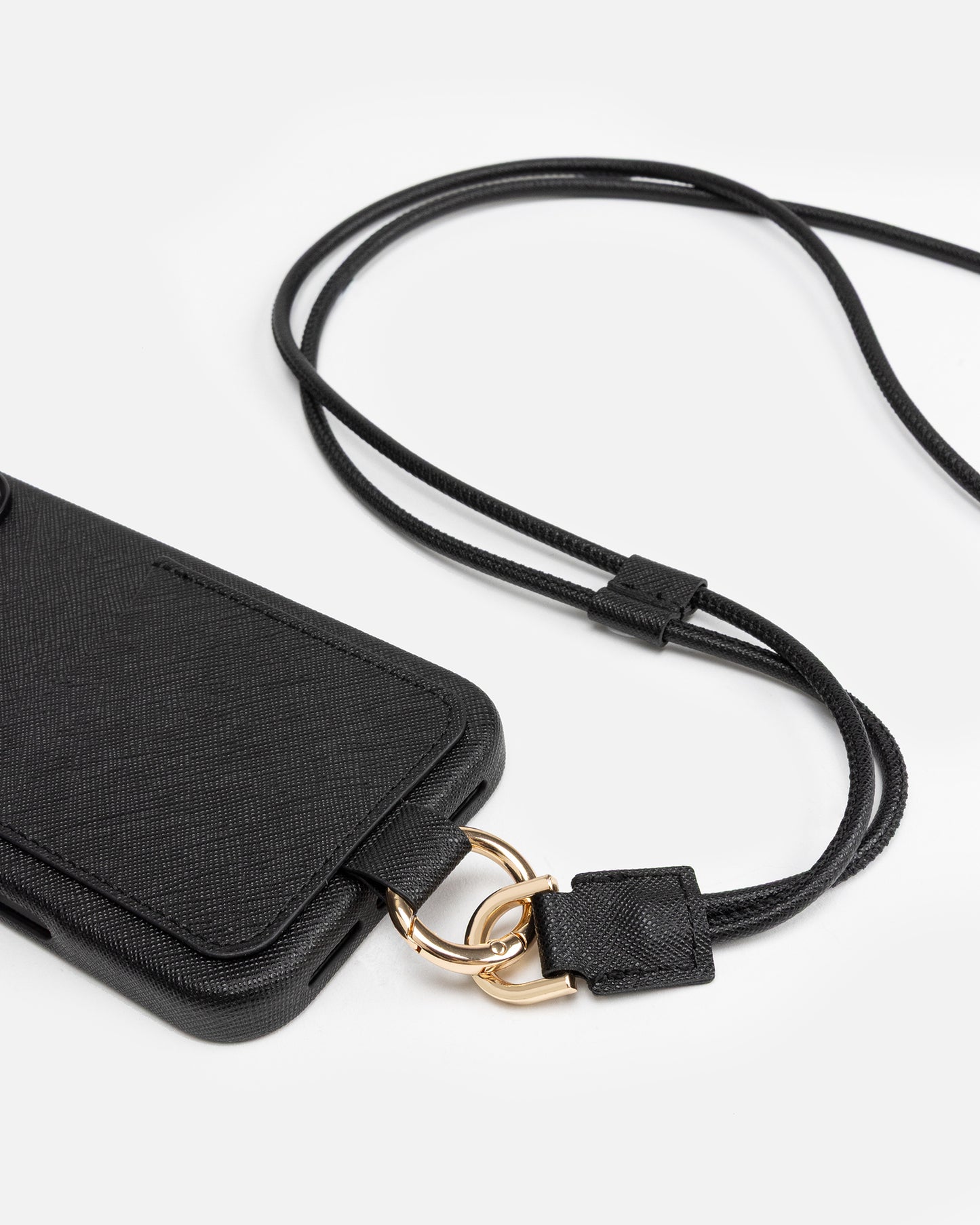 iPhone 17 Pro Case with Crossbody Strap Black