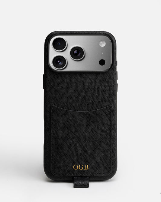 iPhone 17 Pro Max Case with Crossbody Strap Black