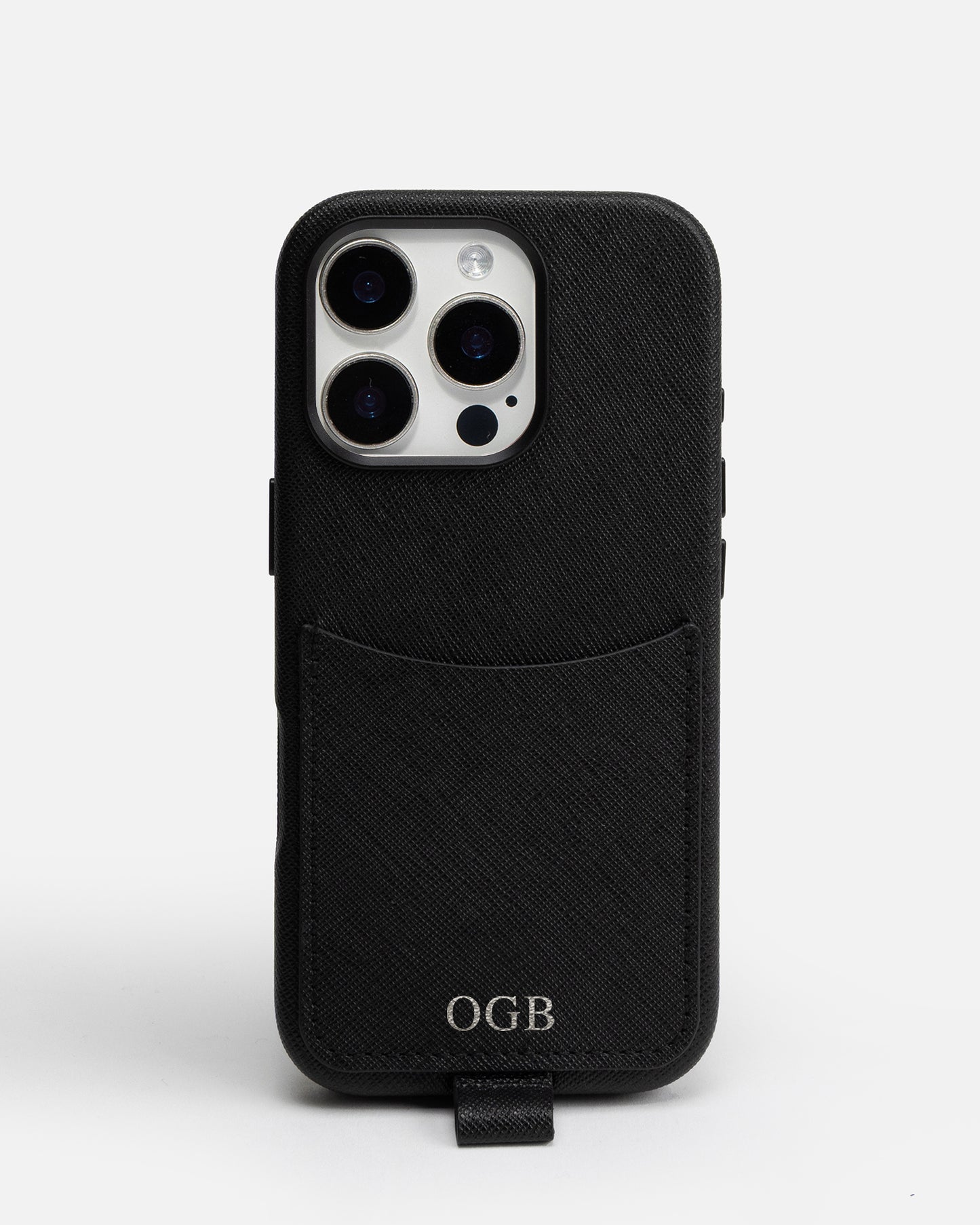 iPhone 16 Pro Case with Crossbody Strap Black