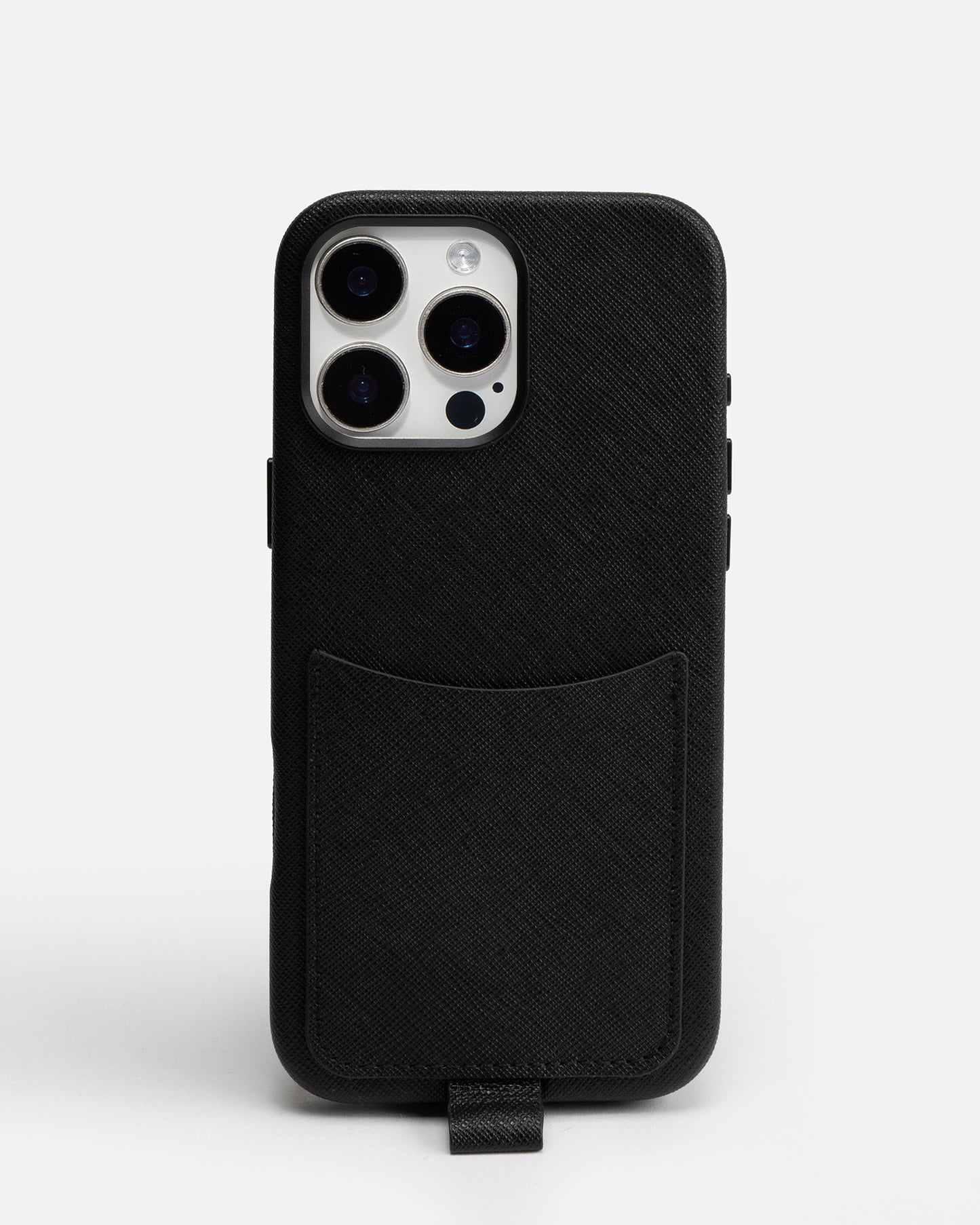 iPhone 16 Pro Max Case with Crossbody Strap Black