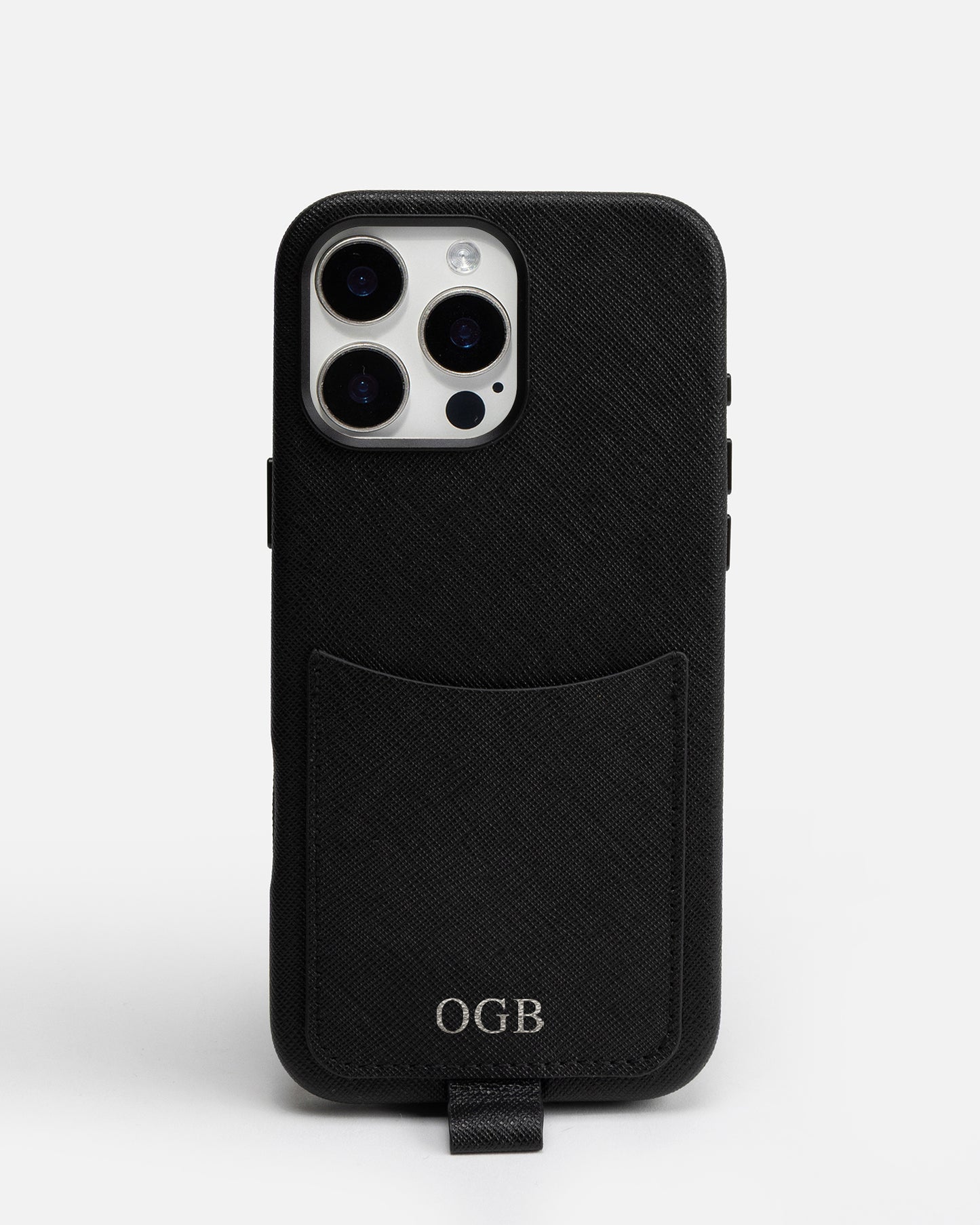 iPhone 16 Pro Max Case with Crossbody Strap Black