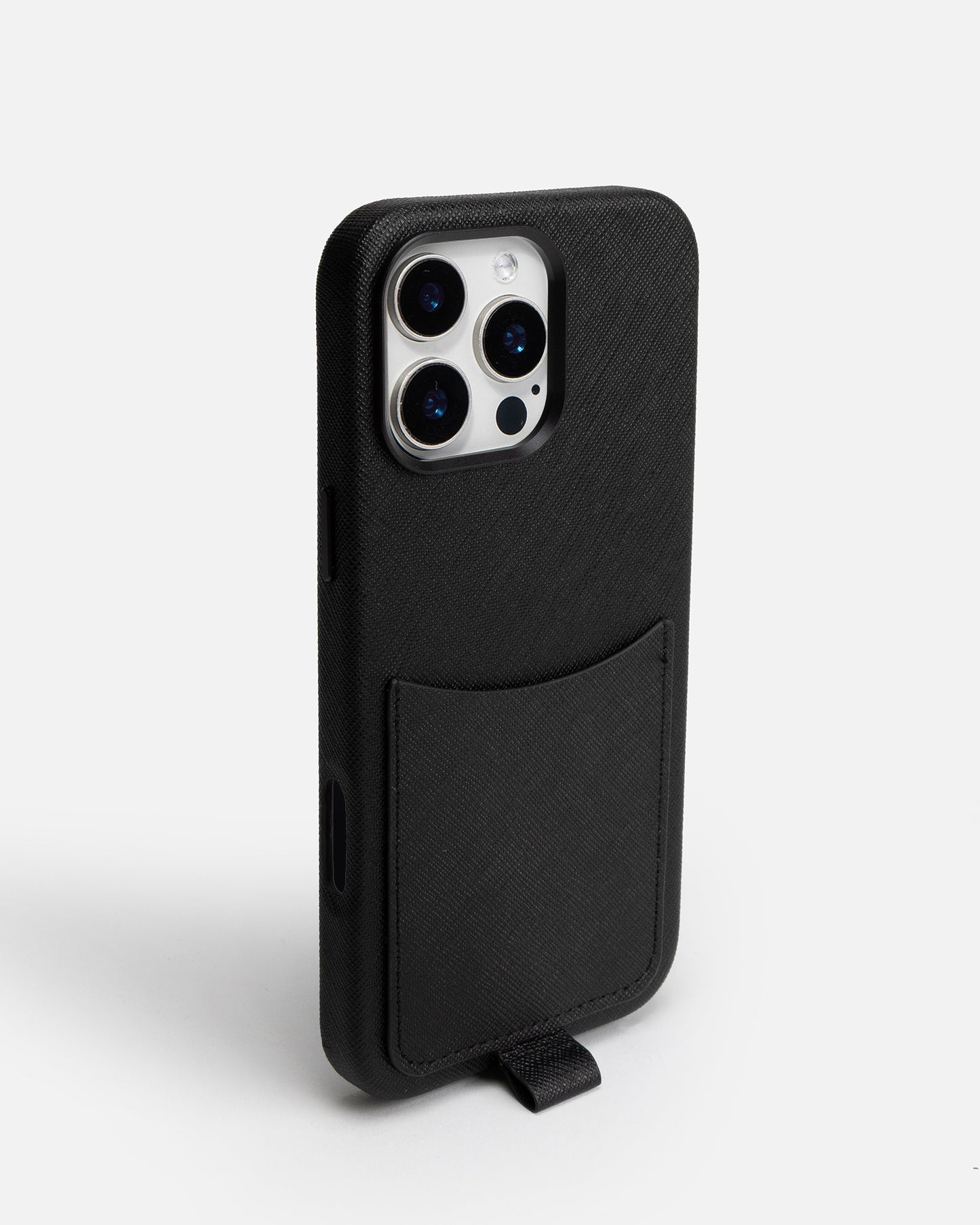 iPhone 16 Pro Max Case with Crossbody Strap Black
