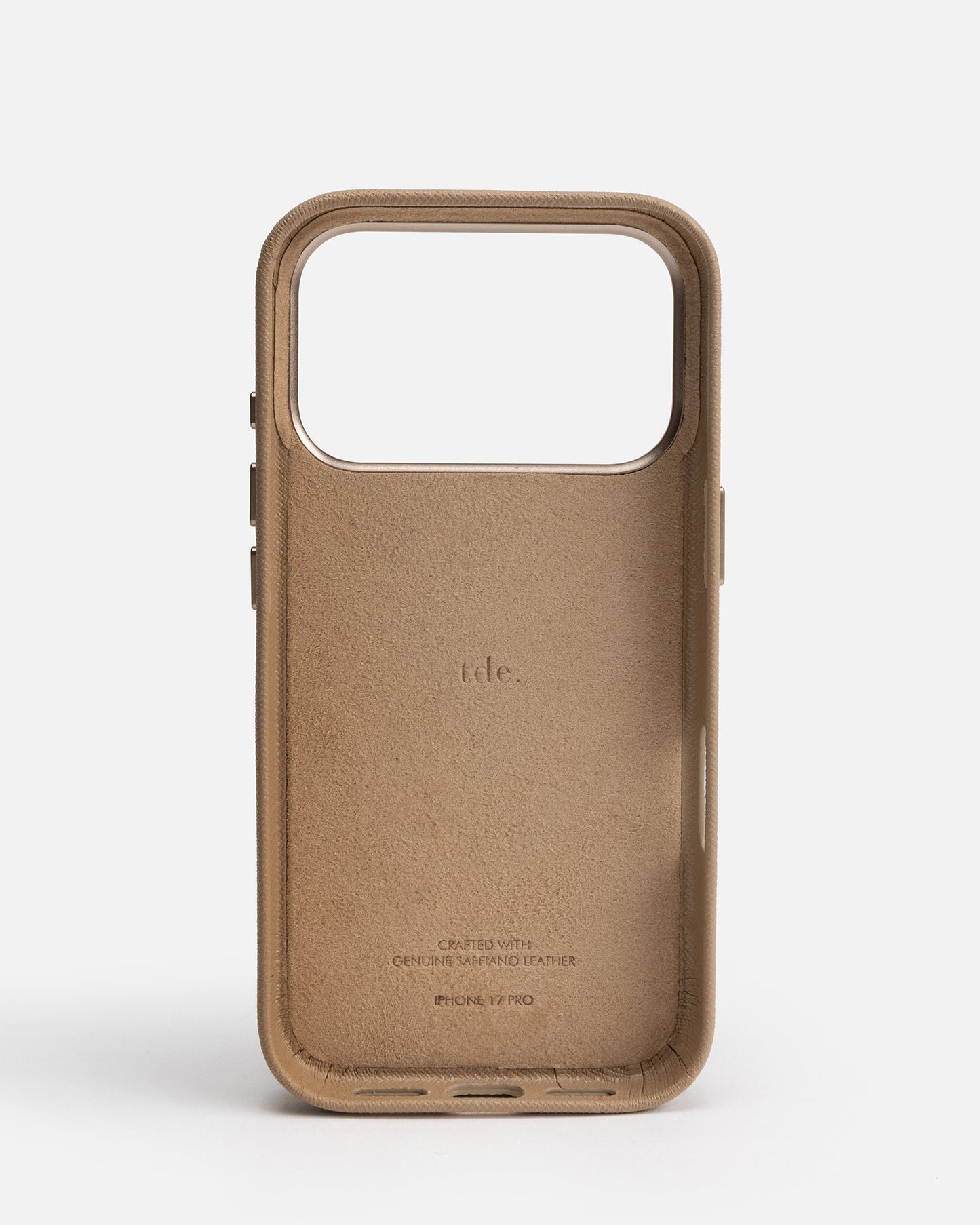 iPhone 17 Pro Case with Crossbody Strap Latte