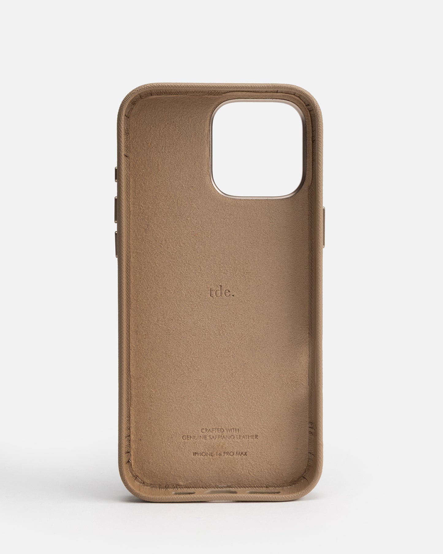 iPhone 16 Pro Max Case with Crossbody Strap Latte