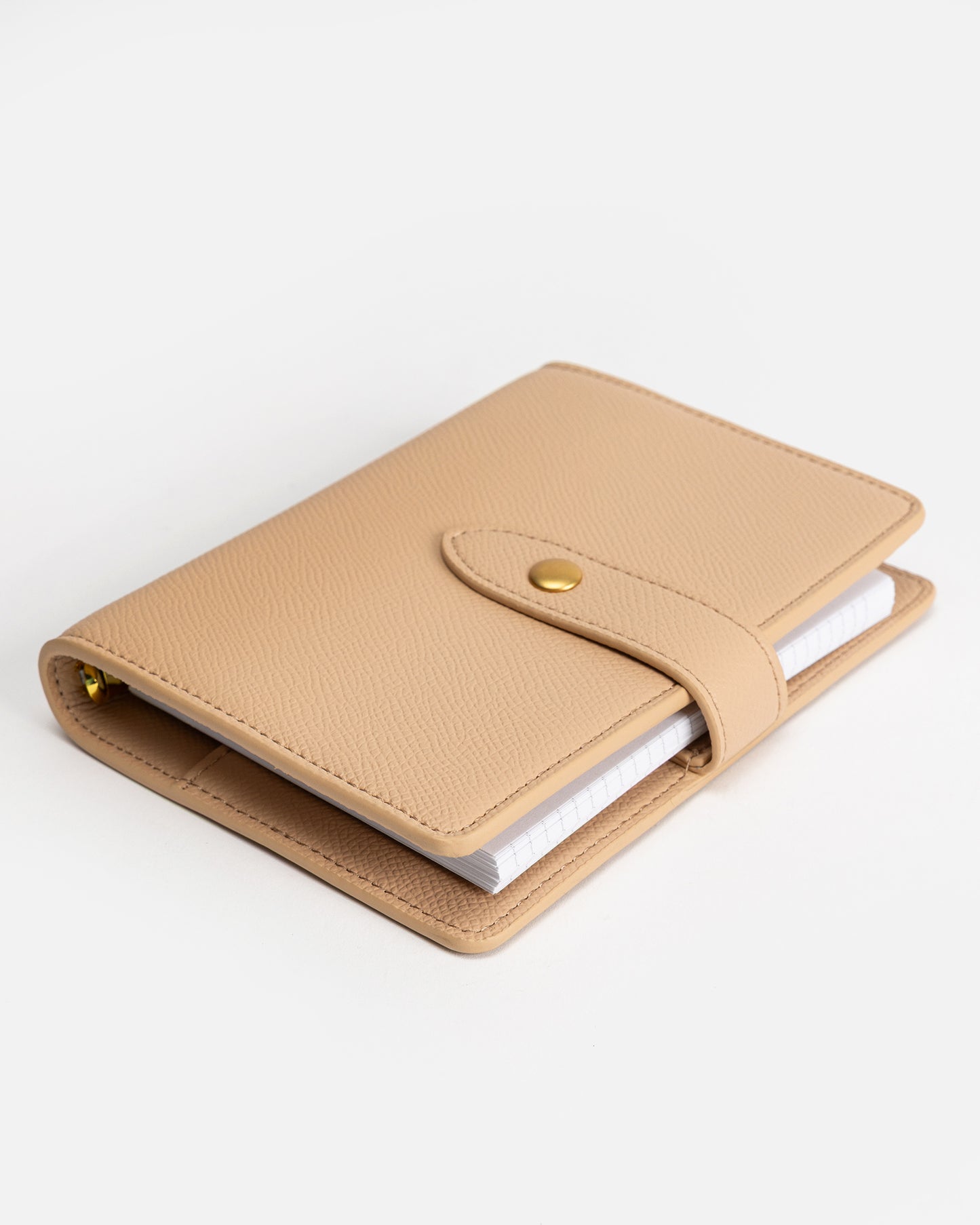 Essentials A6 Ring Binder Notebooks Pecan