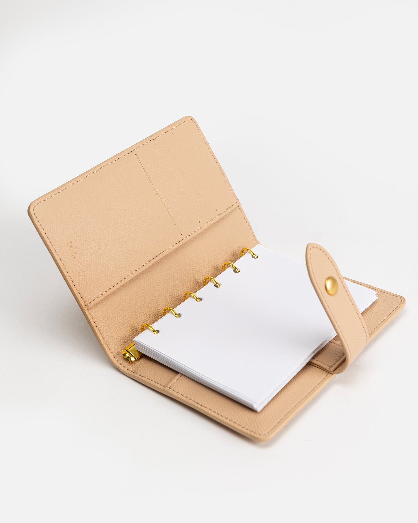 Essentials A6 Ring Binder Notebooks Pecan