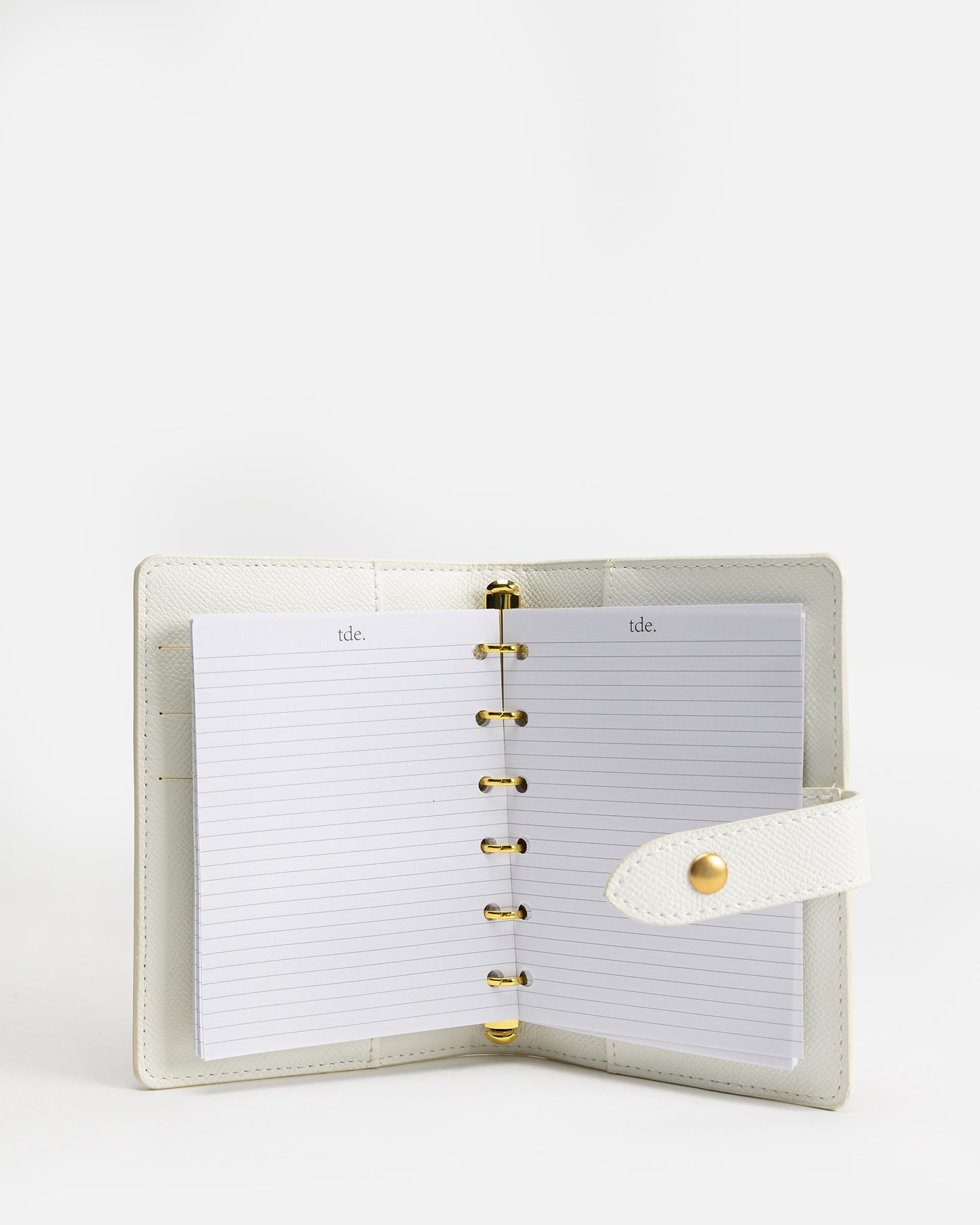 Essentials A6 Ring Binder Notebooks White