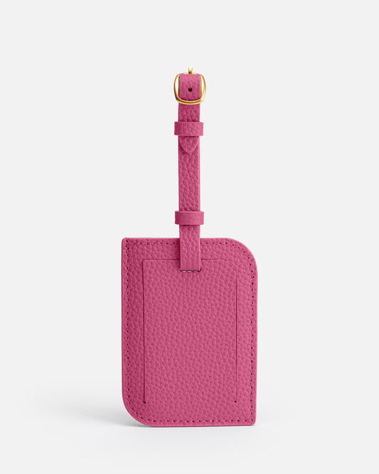Olivia Luggage Tag Fushia