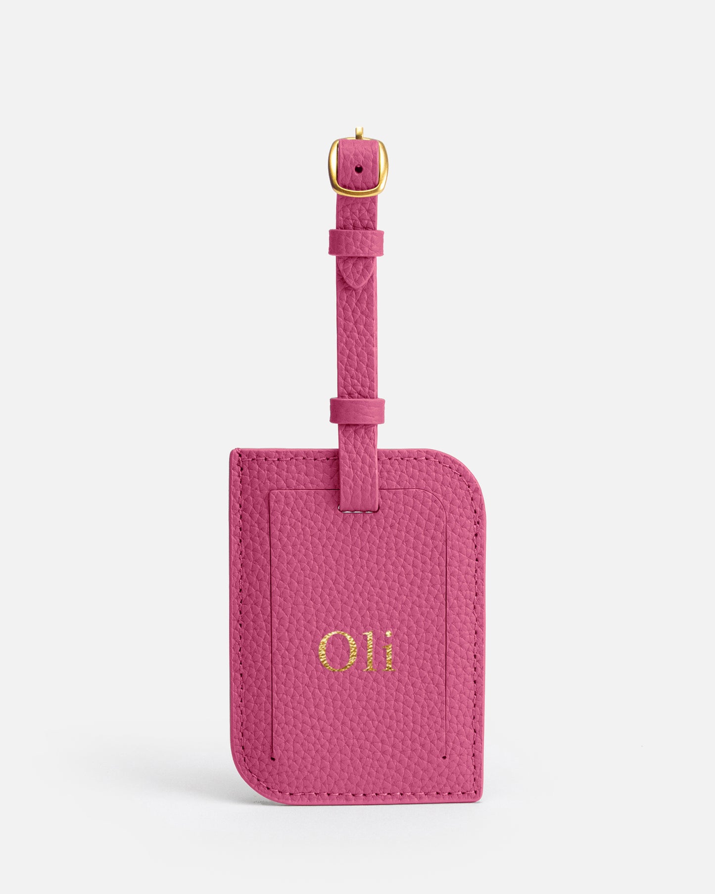 Olivia Luggage Tag Fuchsia