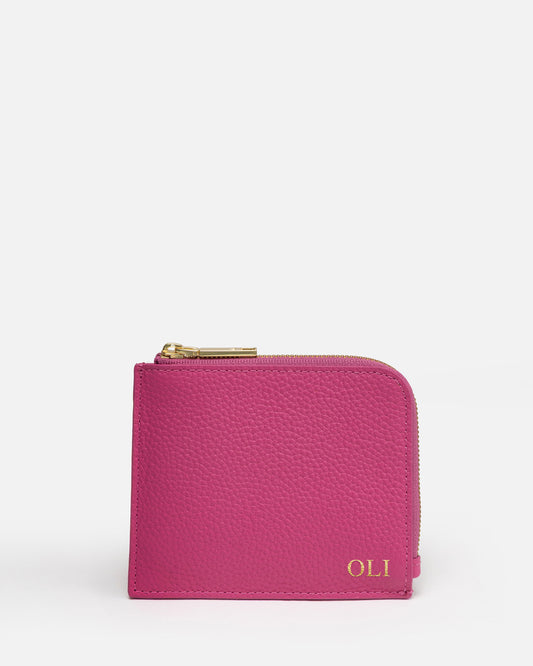 Olivia Wallet With Card Holder Fuchsia