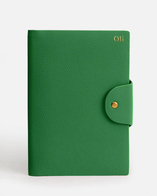 Olivia A5 Notebook Holder Emerald