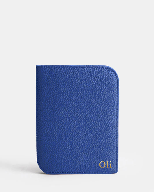 Olivia Passport Holder Ocean Blue