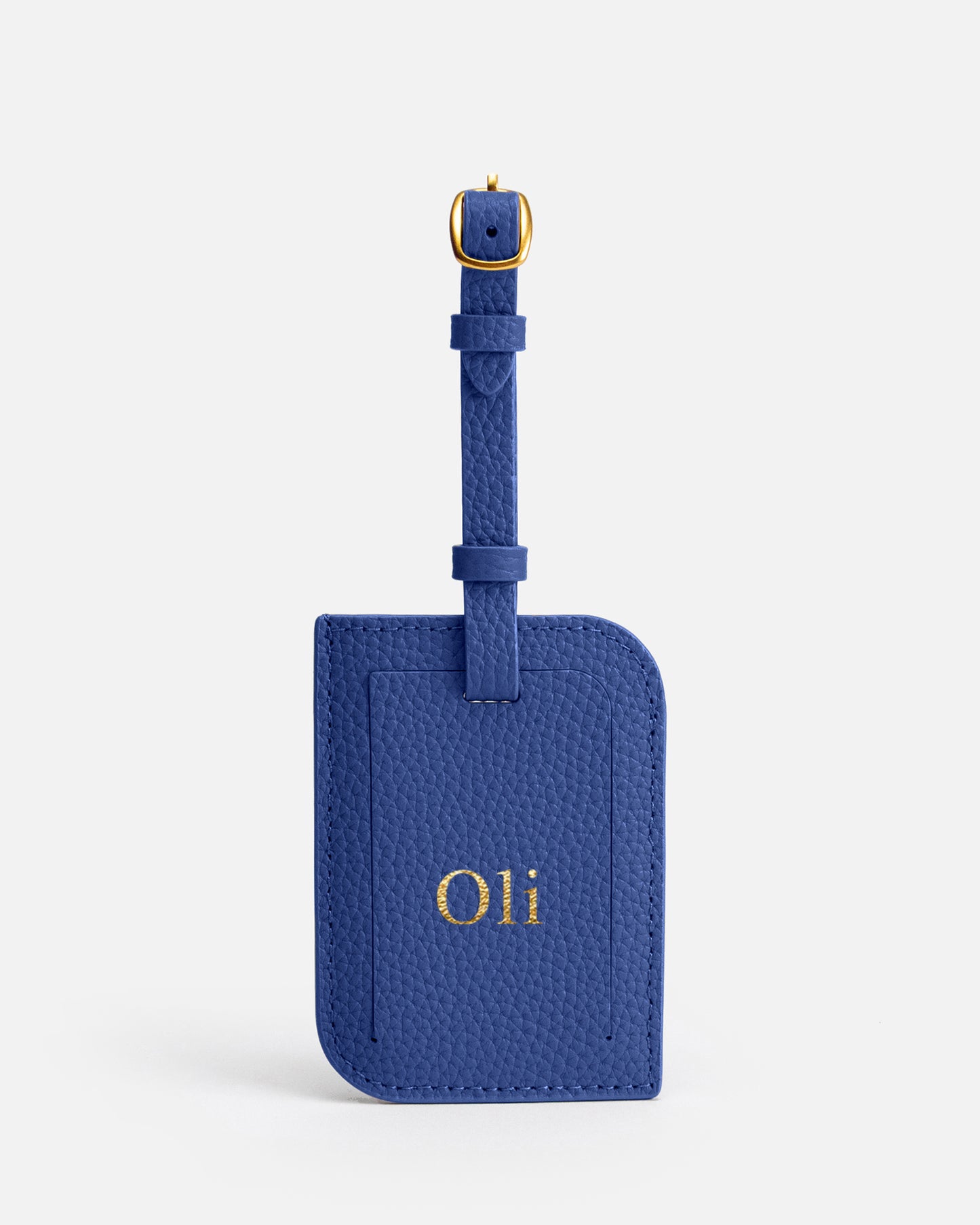 Olivia Luggage Tag Ocean Blue