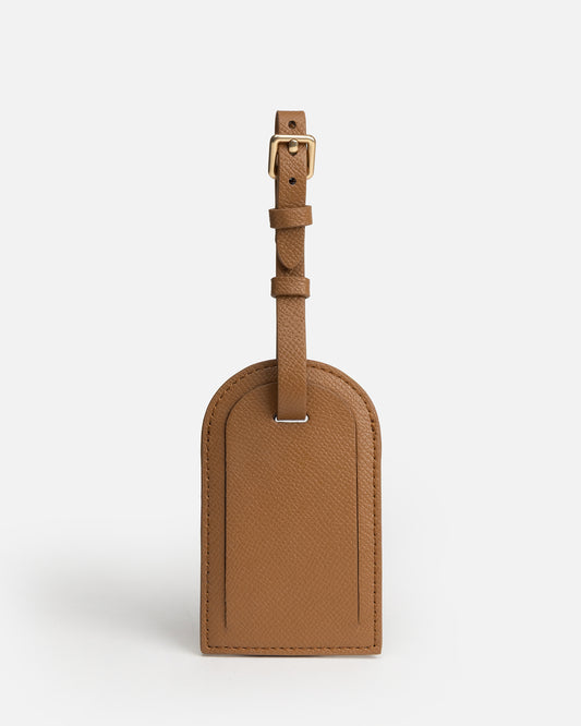 Essentials Square Luggage Tag Tan