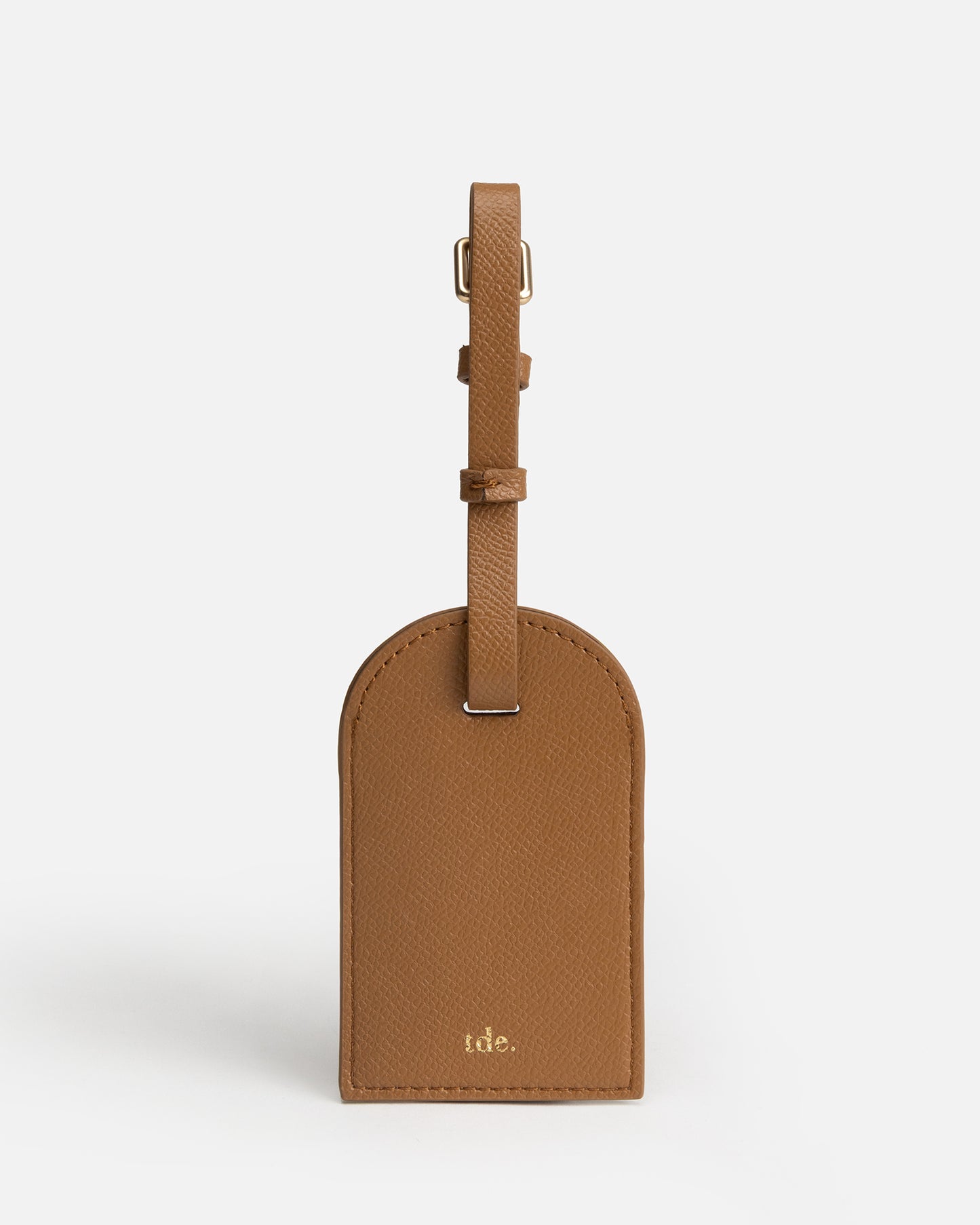 Essentials Square Luggage Tag Tan