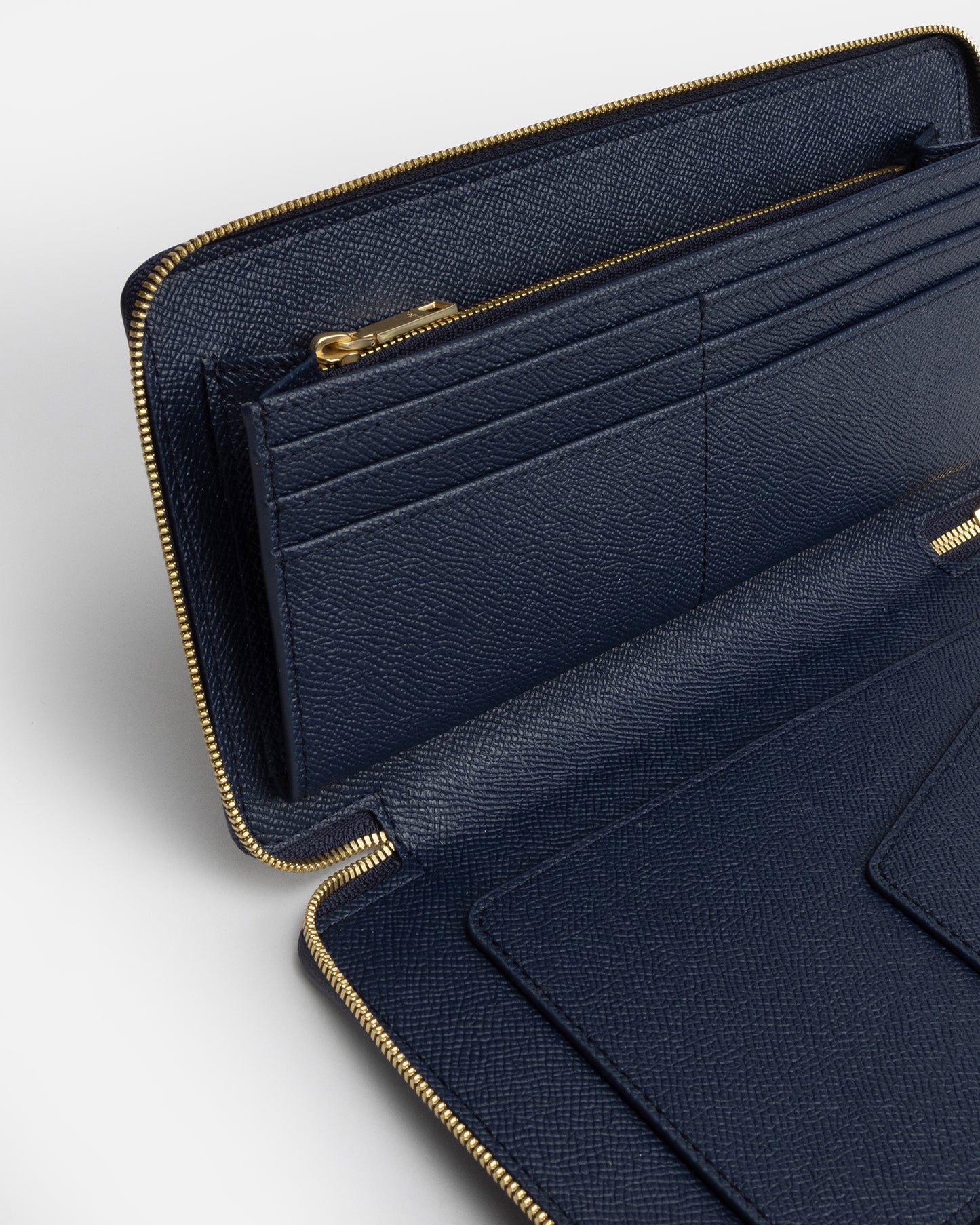 Essentials Zip Travel Wallet Navy