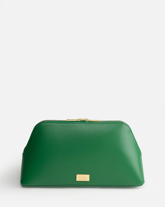 Zara Large Beauty Case Bold Green