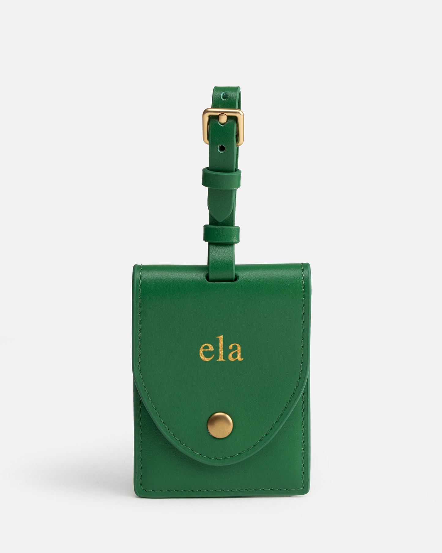 Zara Luggage Tag Bold Green