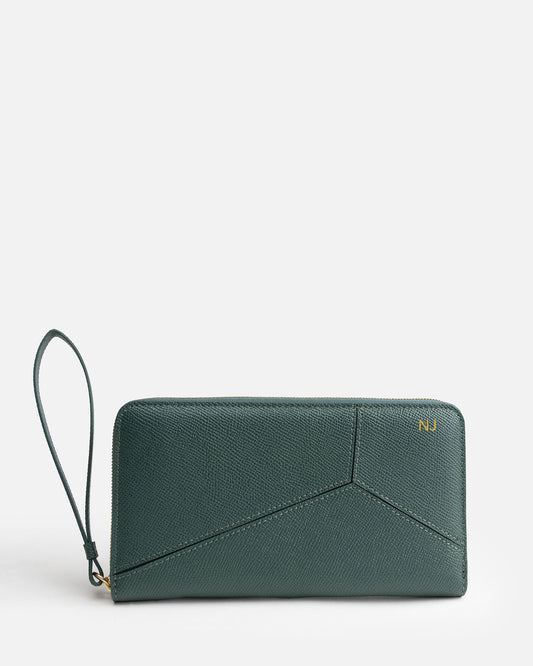 Frankie Zip Wallet Green