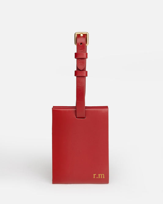 Remy Luggage Tag Red