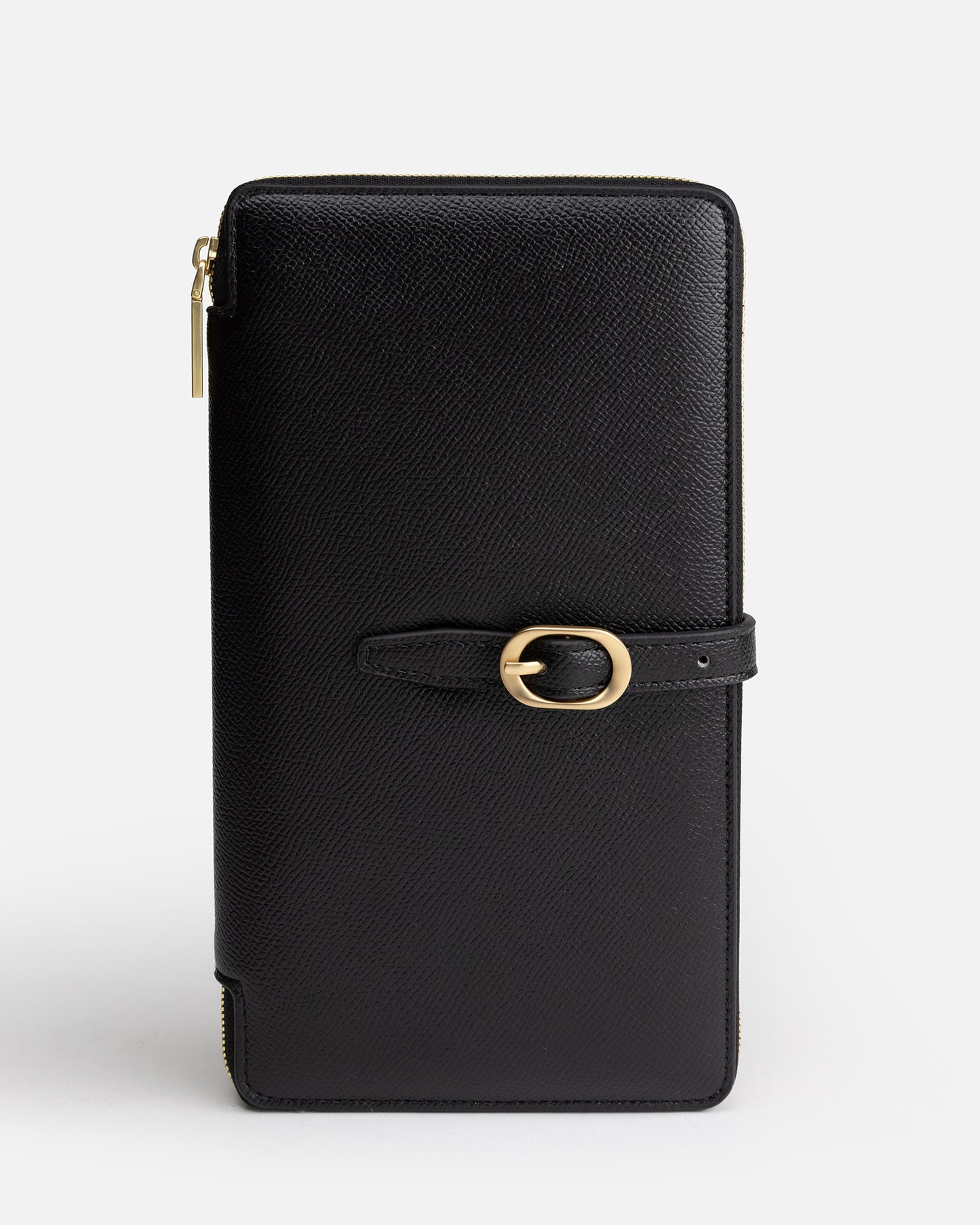 Aria Zip Travel Wallet Black