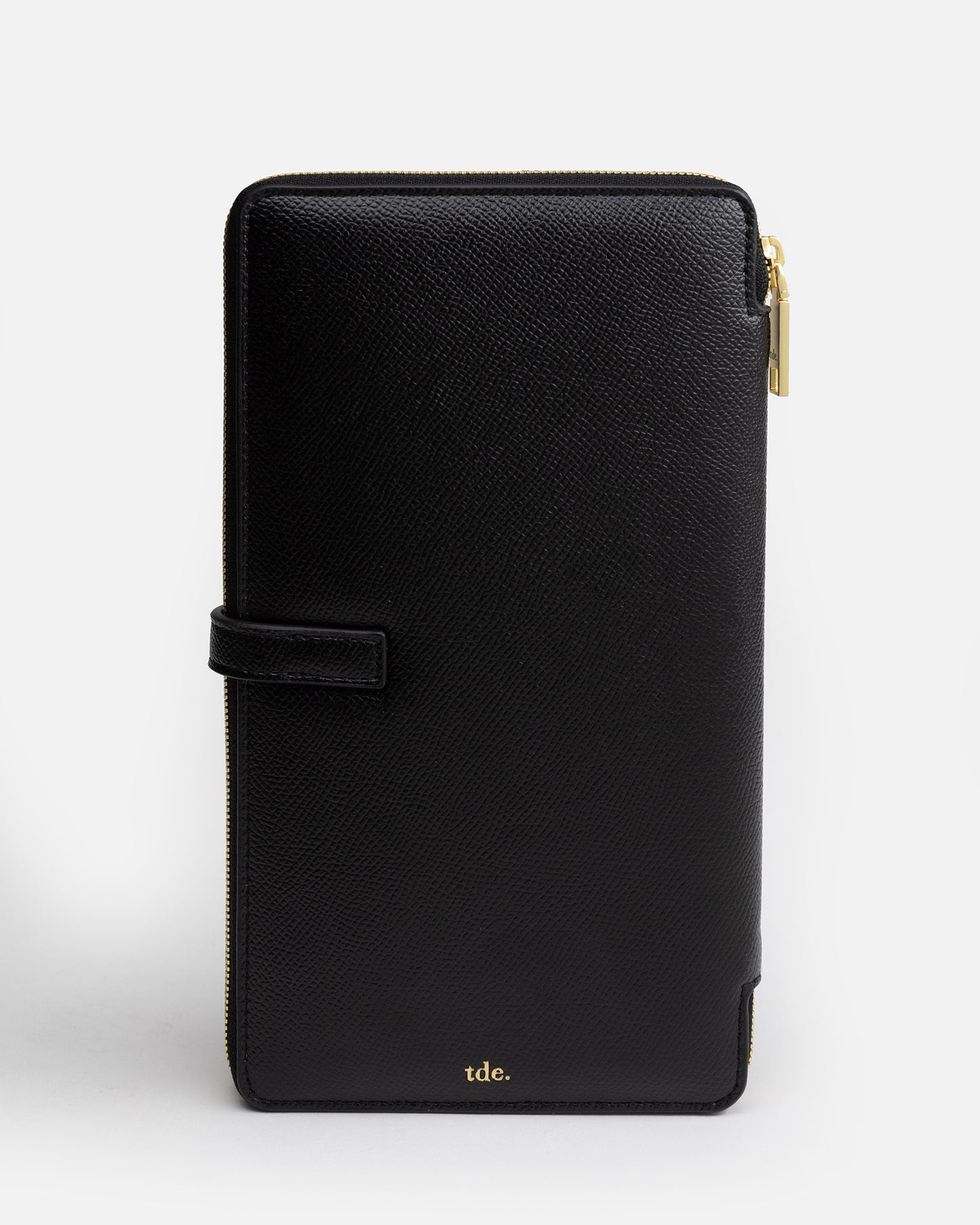 Aria Zip Travel Wallet Black
