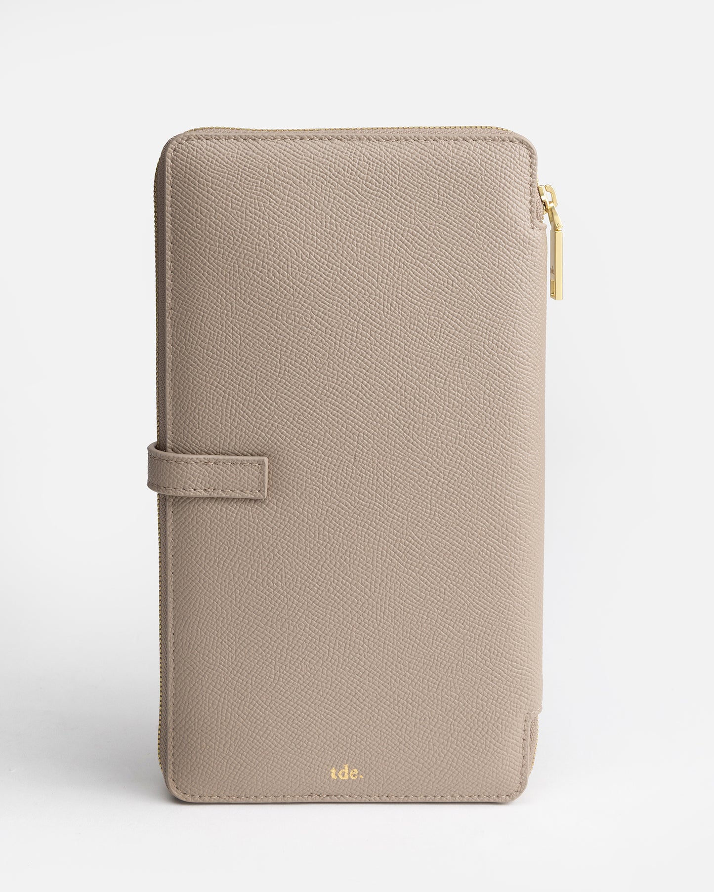 Aria Zip Travel Wallet Sepia