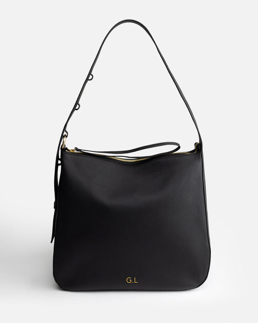 Olivia Large Hobo Black