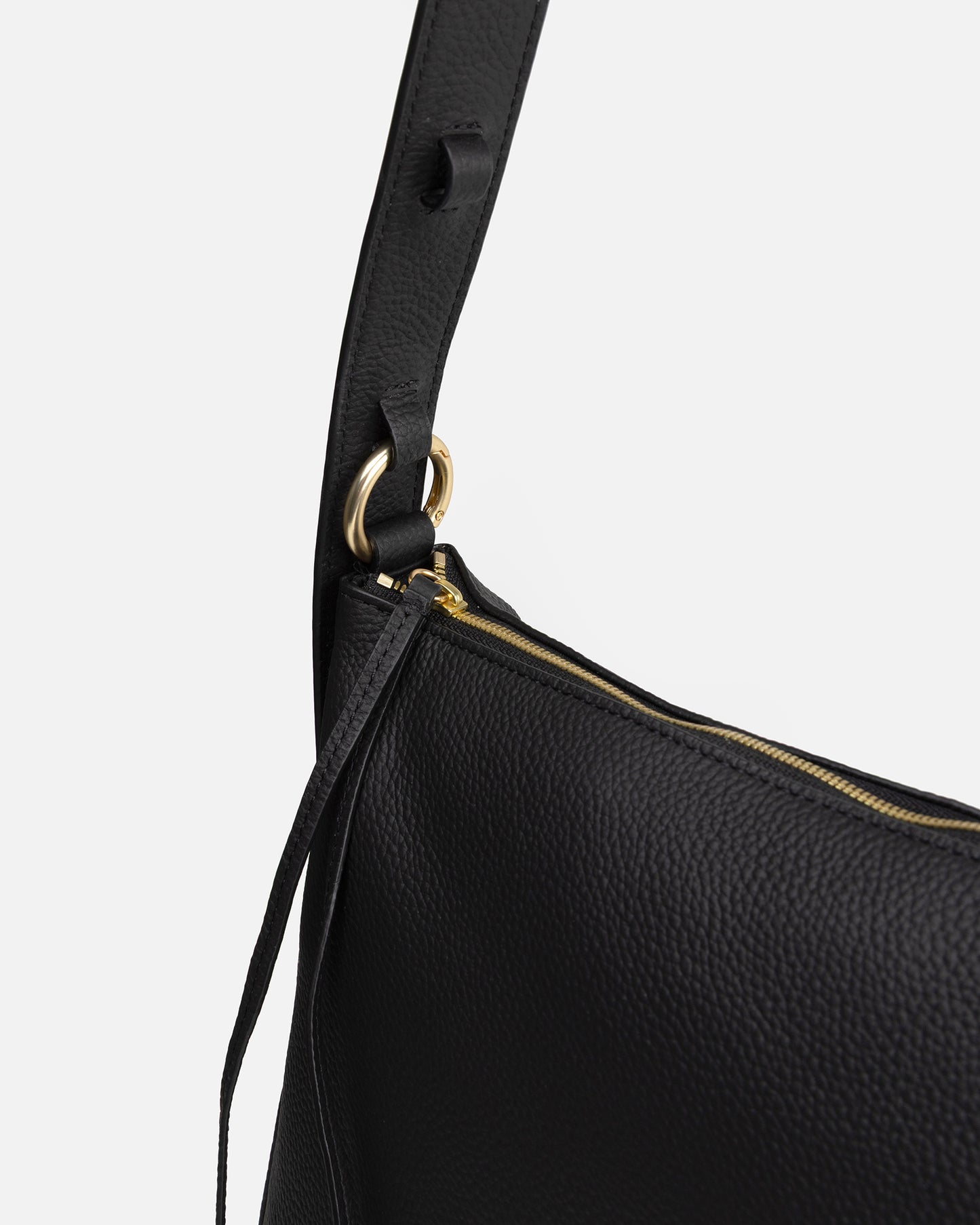 Olivia Large Hobo Black