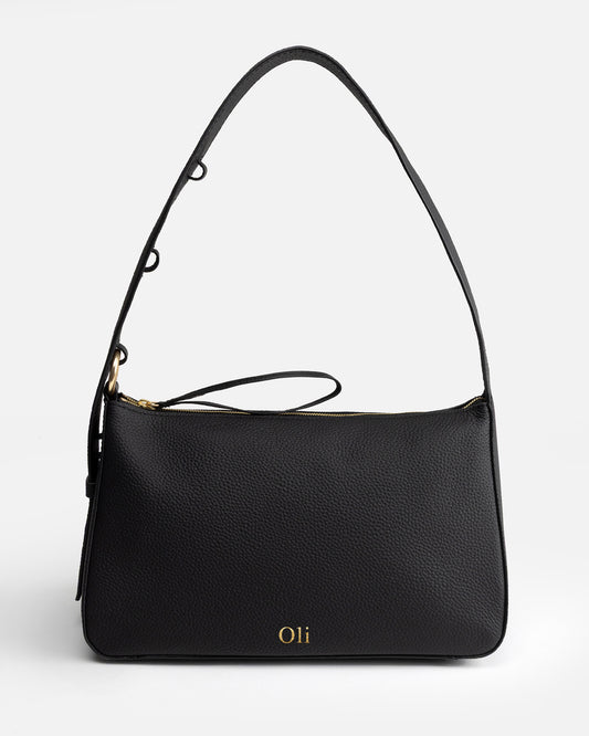 Olivia Small Hobo Black