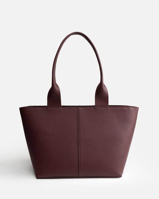 Olivia Shoulder Tote Burgundy