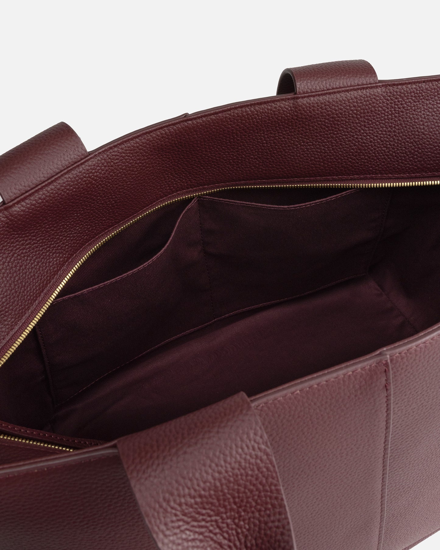 Olivia Shoulder Tote Burgundy