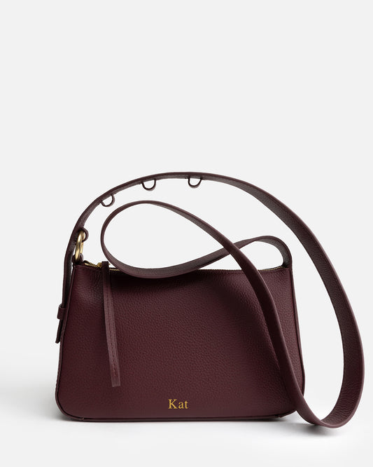 Olivia Crossbody Bag Burgundy