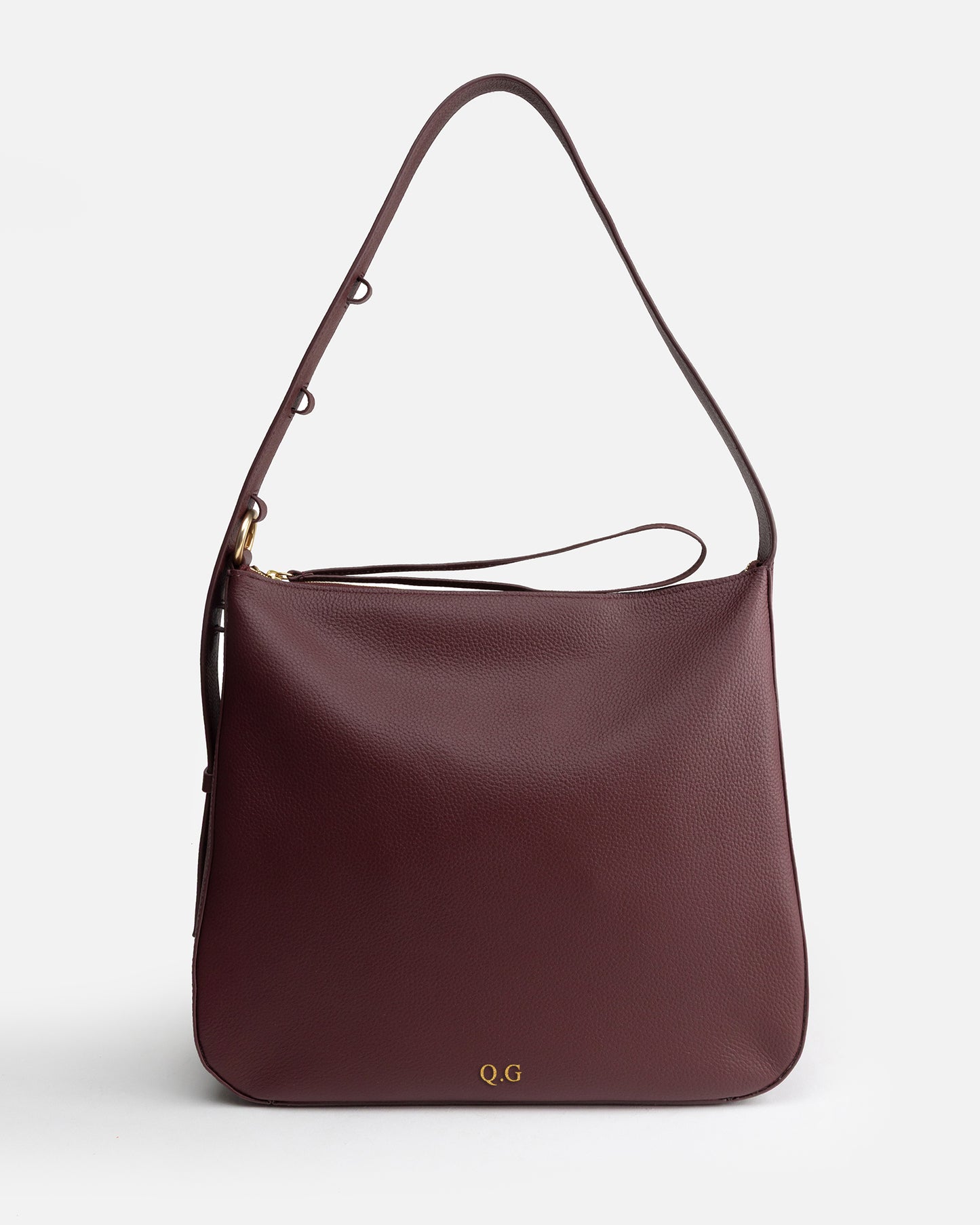 Olivia Large Hobo Burgundy