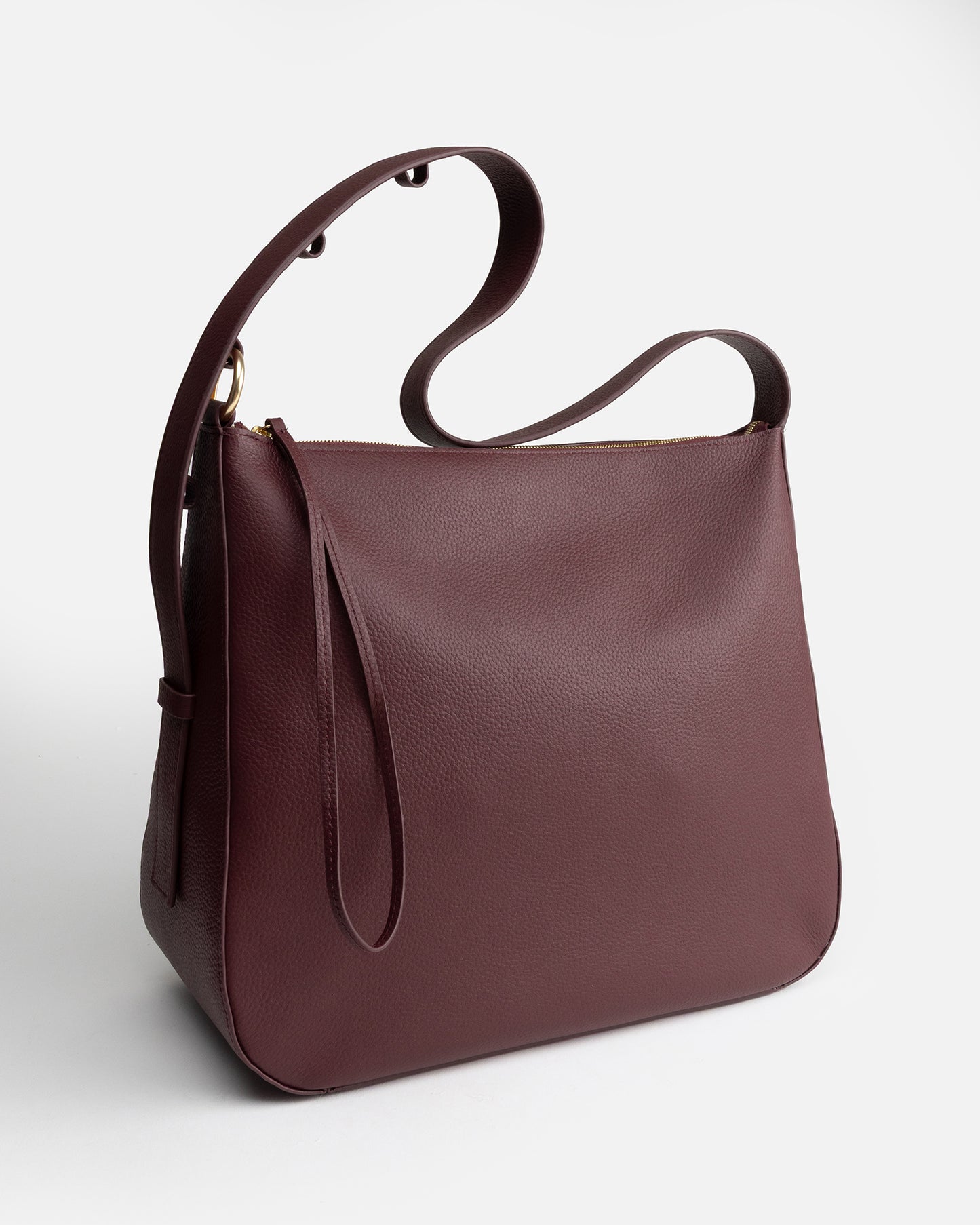 Olivia Large Hobo Burgundy
